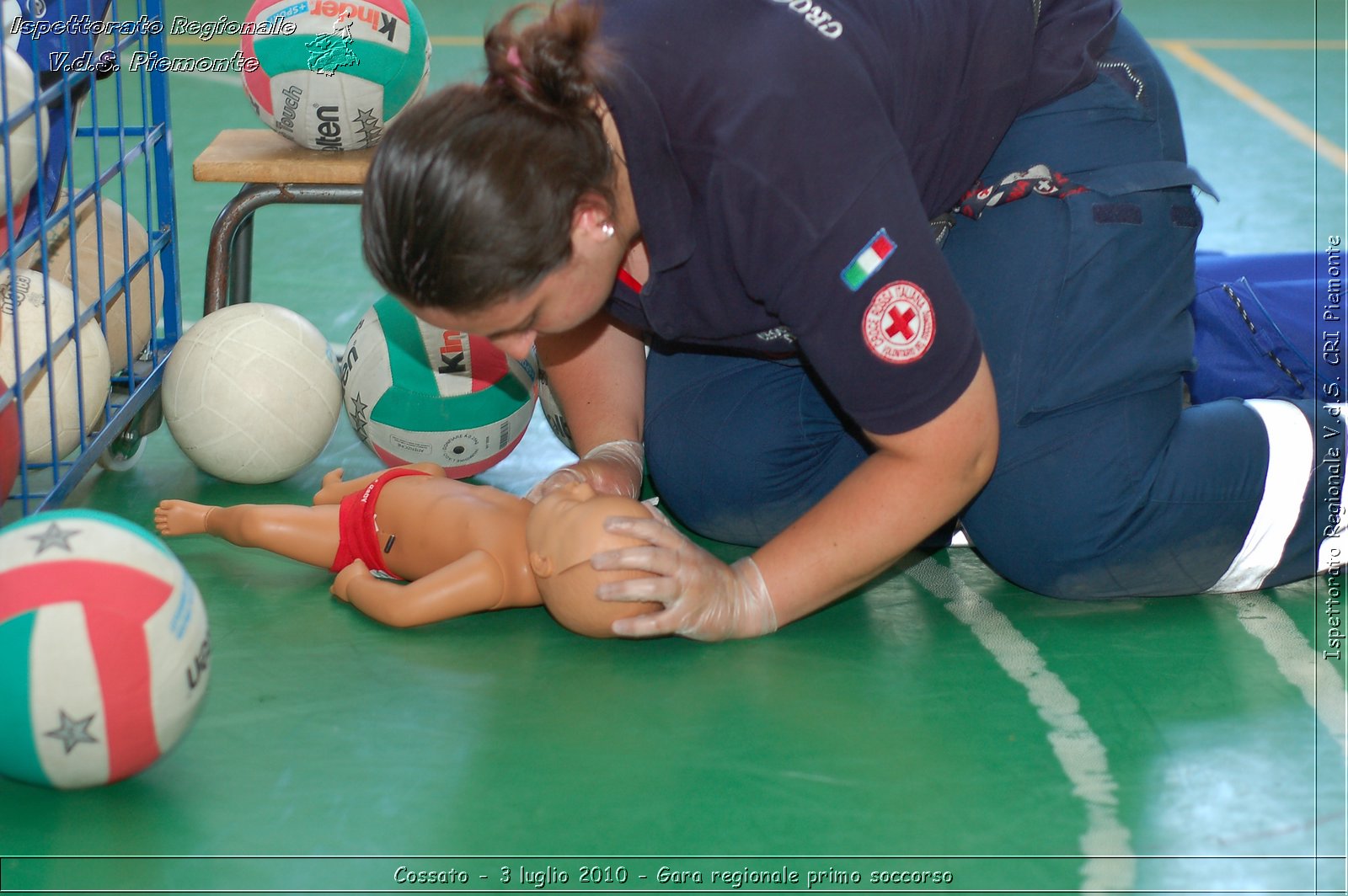 Cossato - 3 luglio 2010 - Gara regionale primo soccorso -  Croce Rossa Italiana - Ispettorato Regionale Volontari del Soccorso Piemonte