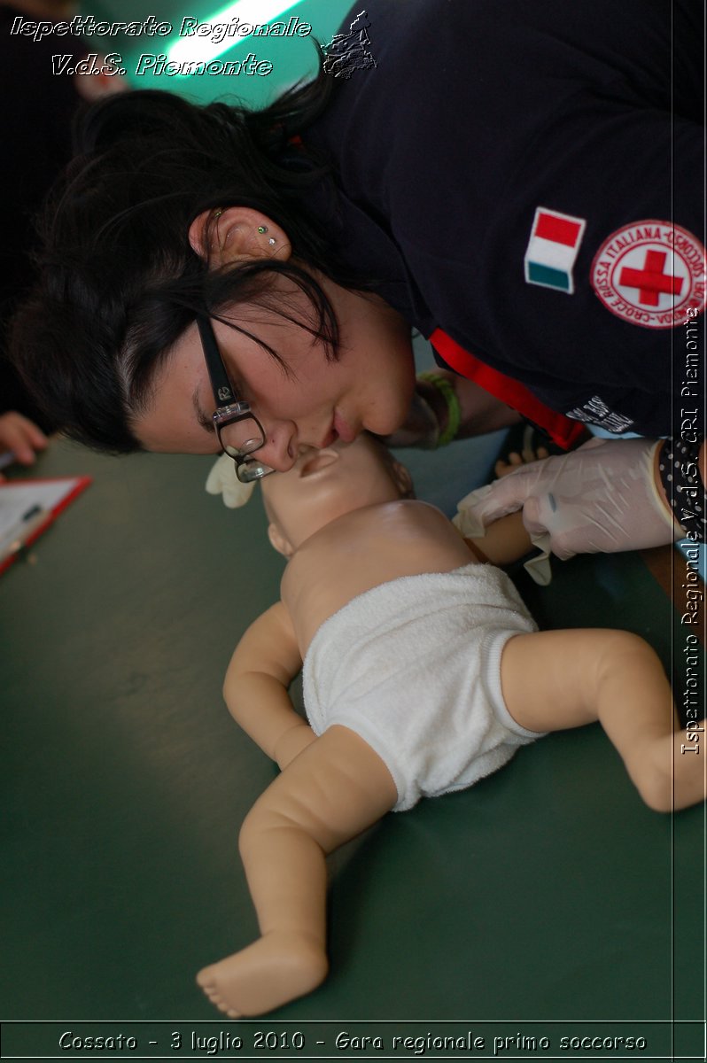 Cossato - 3 luglio 2010 - Gara regionale primo soccorso -  Croce Rossa Italiana - Ispettorato Regionale Volontari del Soccorso Piemonte