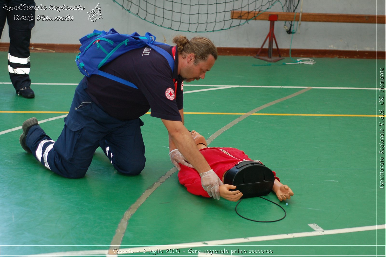 Cossato - 3 luglio 2010 - Gara regionale primo soccorso -  Croce Rossa Italiana - Ispettorato Regionale Volontari del Soccorso Piemonte