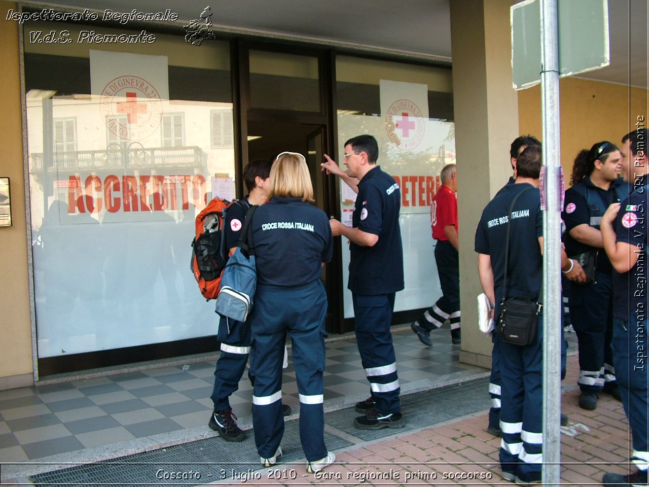 Cossato - 3 luglio 2010 - Gara regionale primo soccorso -  Croce Rossa Italiana - Ispettorato Regionale Volontari del Soccorso Piemonte