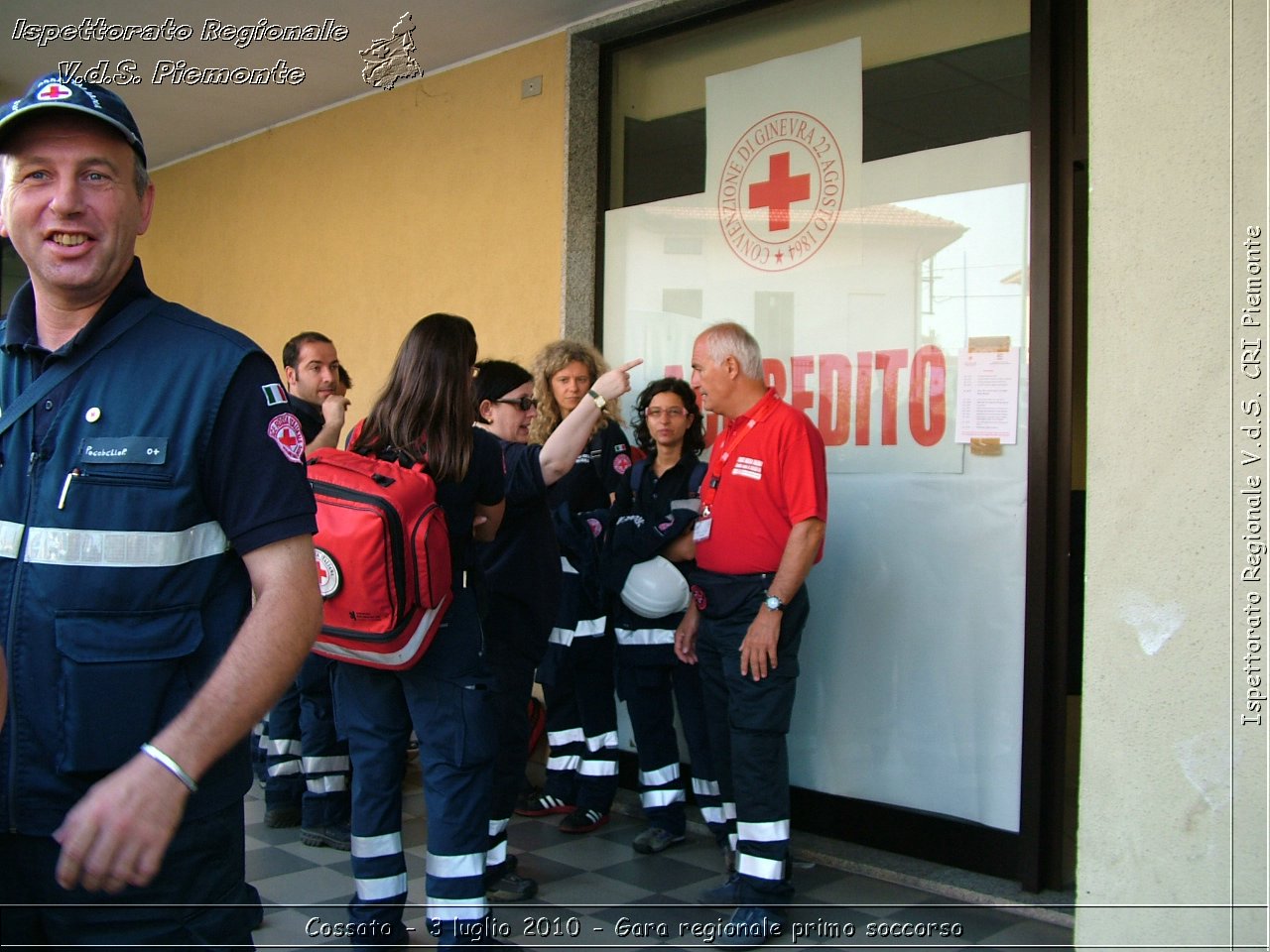 Cossato - 3 luglio 2010 - Gara regionale primo soccorso -  Croce Rossa Italiana - Ispettorato Regionale Volontari del Soccorso Piemonte