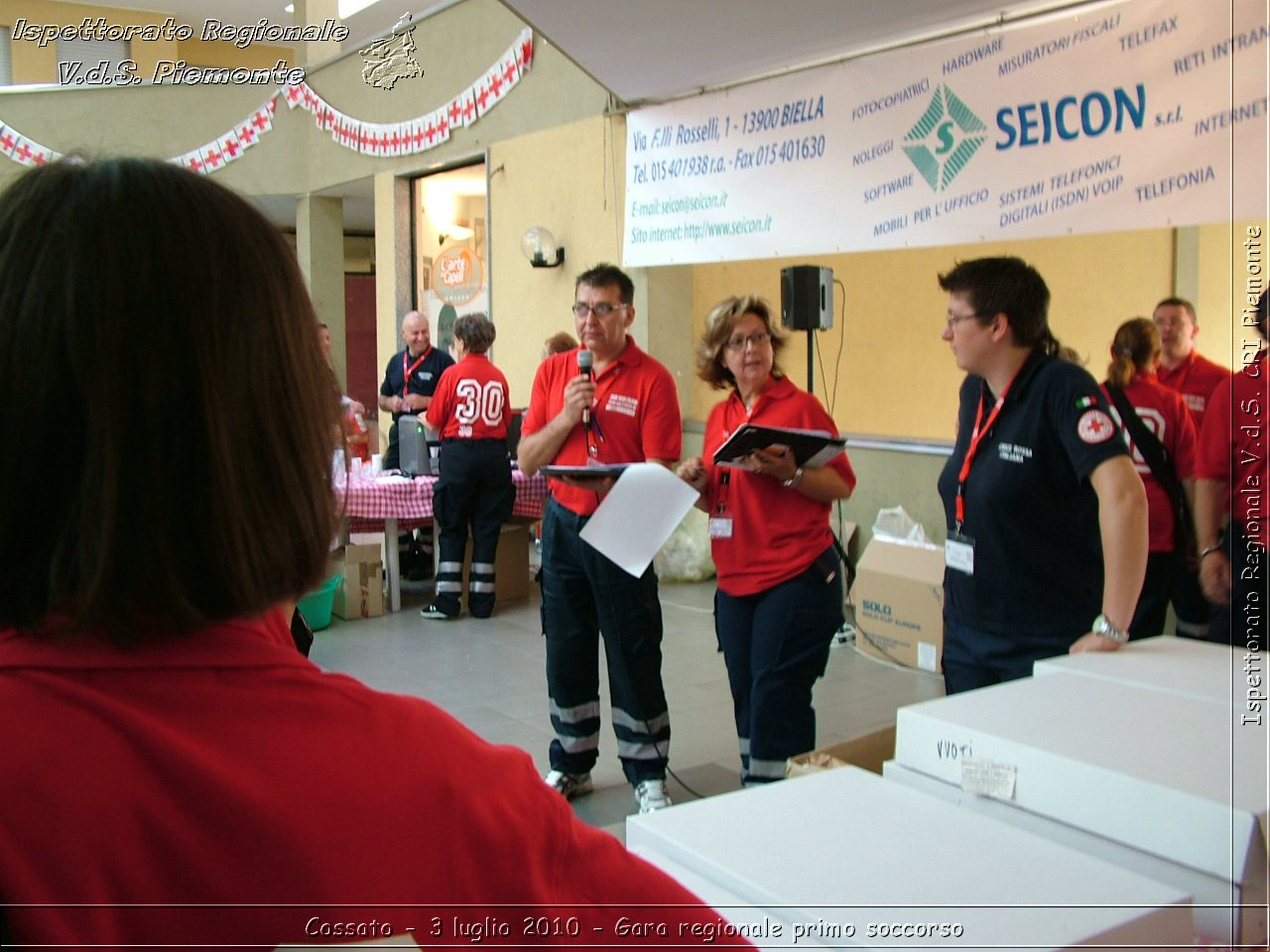 Cossato - 3 luglio 2010 - Gara regionale primo soccorso -  Croce Rossa Italiana - Ispettorato Regionale Volontari del Soccorso Piemonte