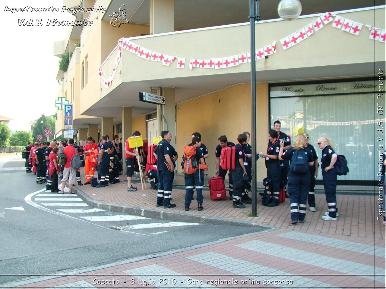 Cossato - 3 luglio 2010 - Gara regionale primo soccorso -  Croce Rossa Italiana - Ispettorato Regionale Volontari del Soccorso Piemonte