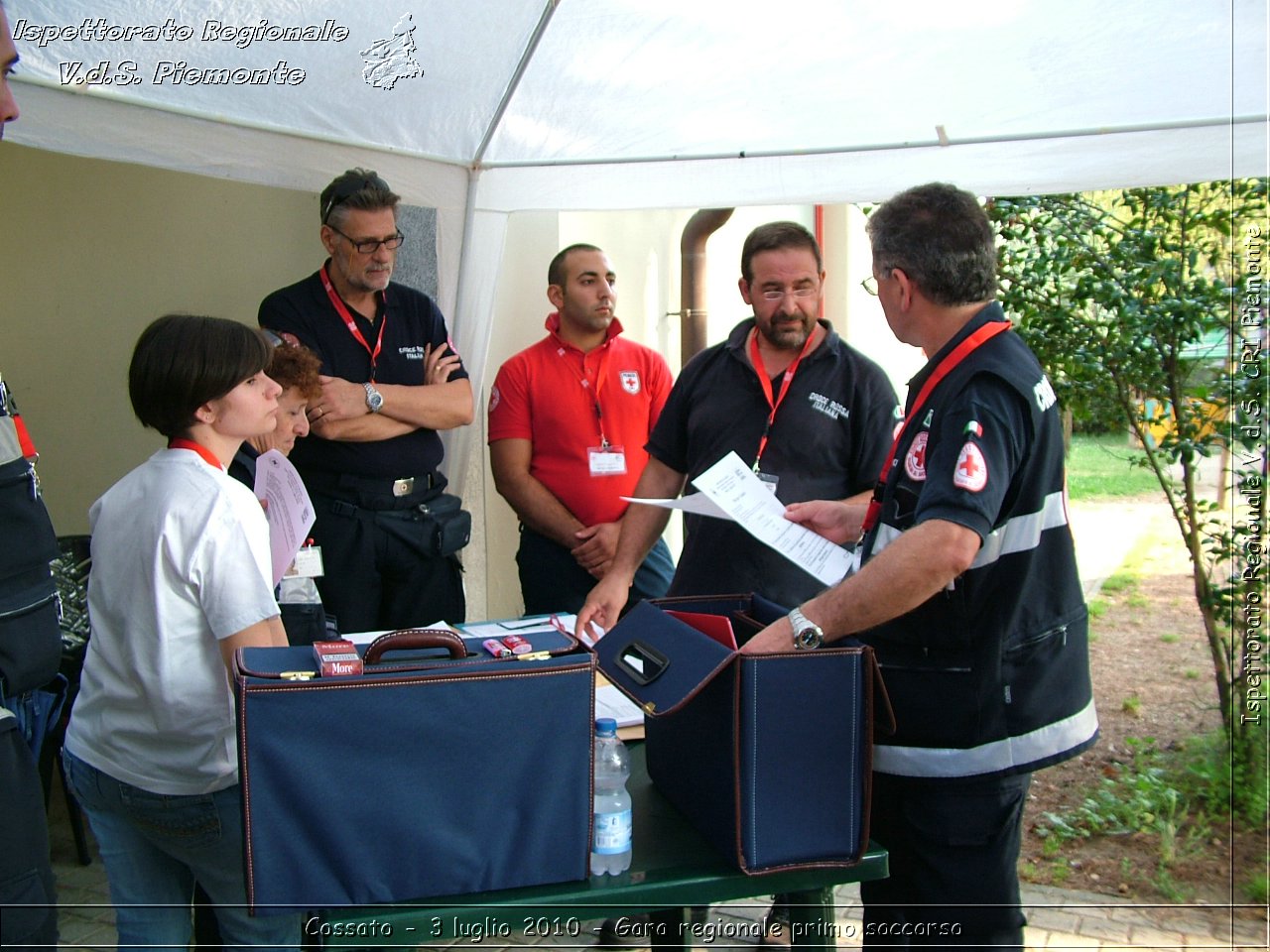 Cossato - 3 luglio 2010 - Gara regionale primo soccorso -  Croce Rossa Italiana - Ispettorato Regionale Volontari del Soccorso Piemonte