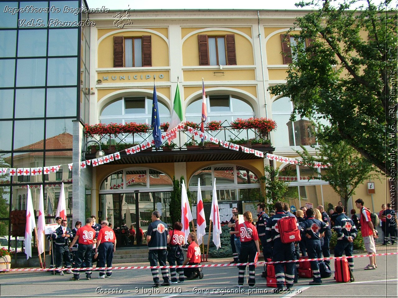 Cossato - 3 luglio 2010 - Gara regionale primo soccorso -  Croce Rossa Italiana - Ispettorato Regionale Volontari del Soccorso Piemonte