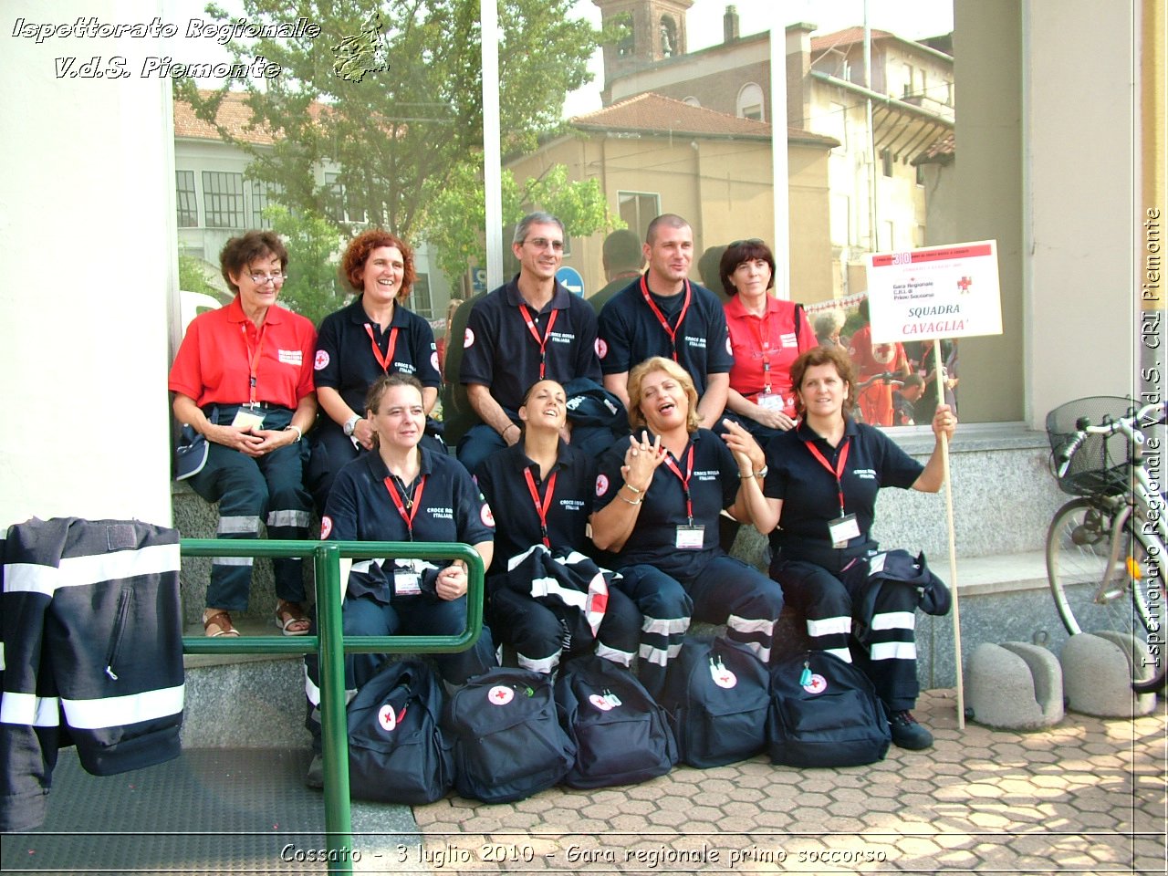 Cossato - 3 luglio 2010 - Gara regionale primo soccorso -  Croce Rossa Italiana - Ispettorato Regionale Volontari del Soccorso Piemonte