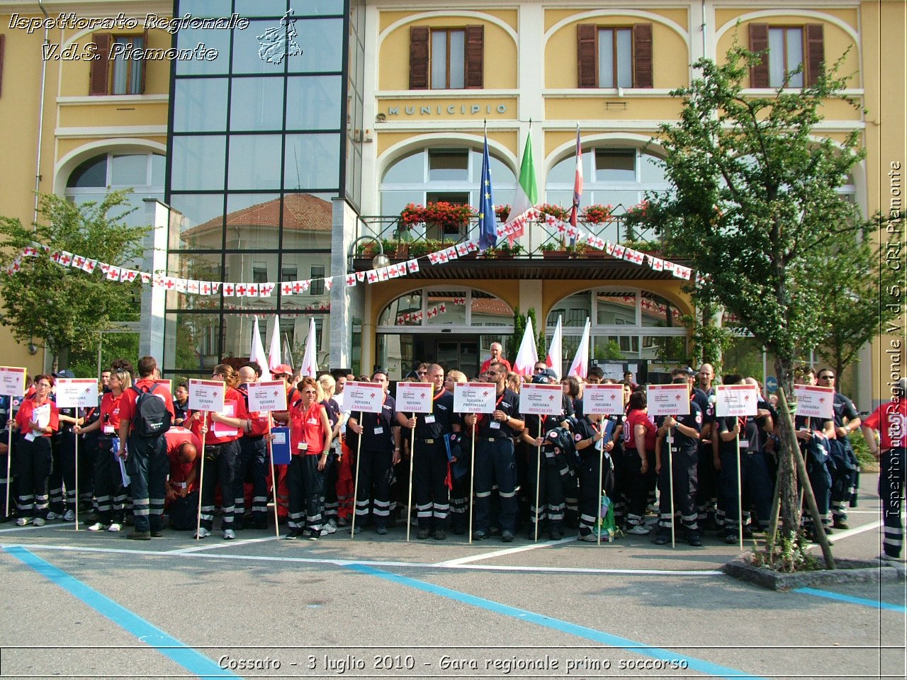 Cossato - 3 luglio 2010 - Gara regionale primo soccorso -  Croce Rossa Italiana - Ispettorato Regionale Volontari del Soccorso Piemonte