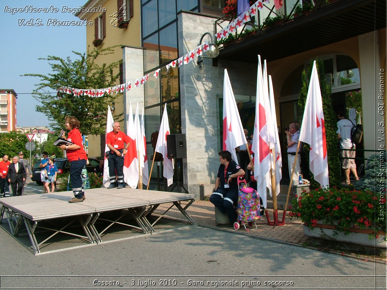 Cossato - 3 luglio 2010 - Gara regionale primo soccorso -  Croce Rossa Italiana - Ispettorato Regionale Volontari del Soccorso Piemonte