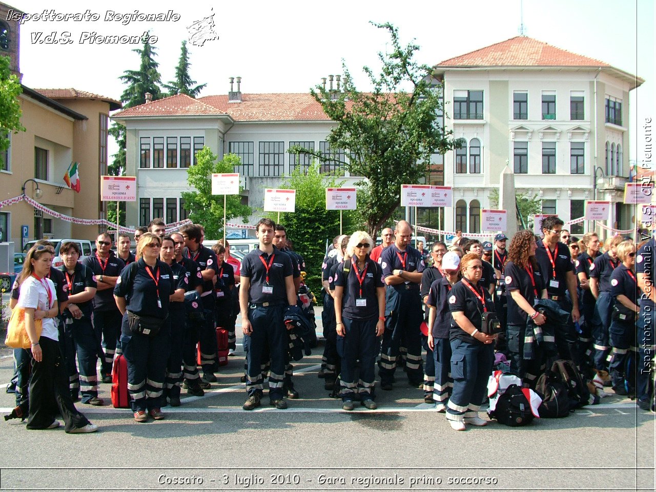 Cossato - 3 luglio 2010 - Gara regionale primo soccorso -  Croce Rossa Italiana - Ispettorato Regionale Volontari del Soccorso Piemonte