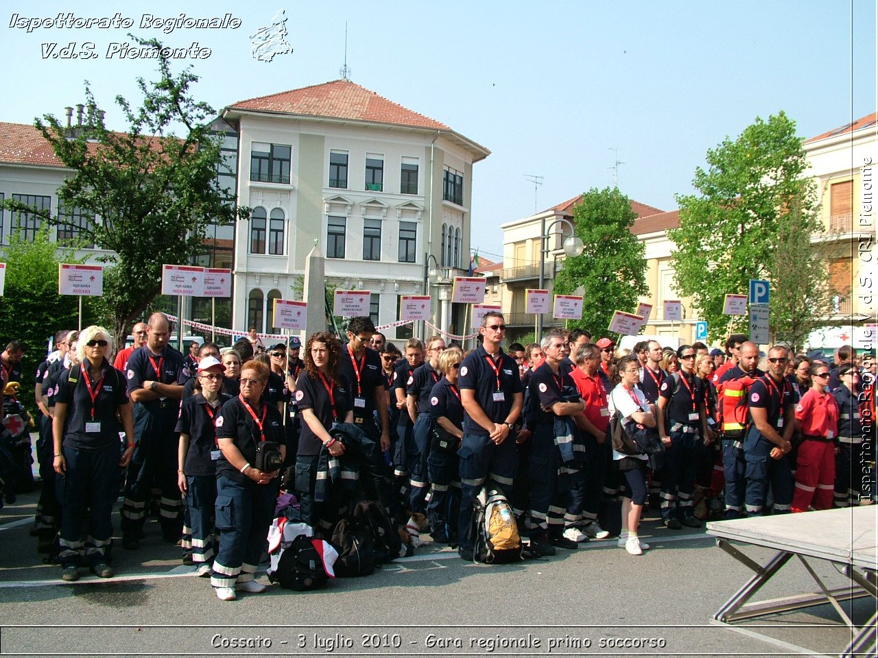 Cossato - 3 luglio 2010 - Gara regionale primo soccorso -  Croce Rossa Italiana - Ispettorato Regionale Volontari del Soccorso Piemonte