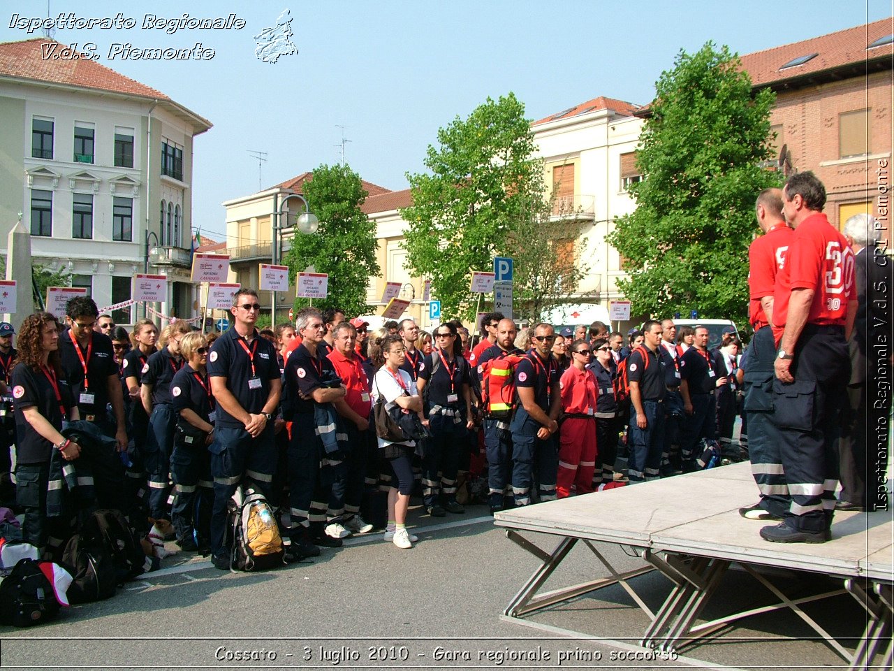 Cossato - 3 luglio 2010 - Gara regionale primo soccorso -  Croce Rossa Italiana - Ispettorato Regionale Volontari del Soccorso Piemonte