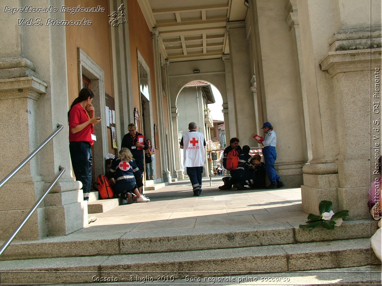 Cossato - 3 luglio 2010 - Gara regionale primo soccorso -  Croce Rossa Italiana - Ispettorato Regionale Volontari del Soccorso Piemonte