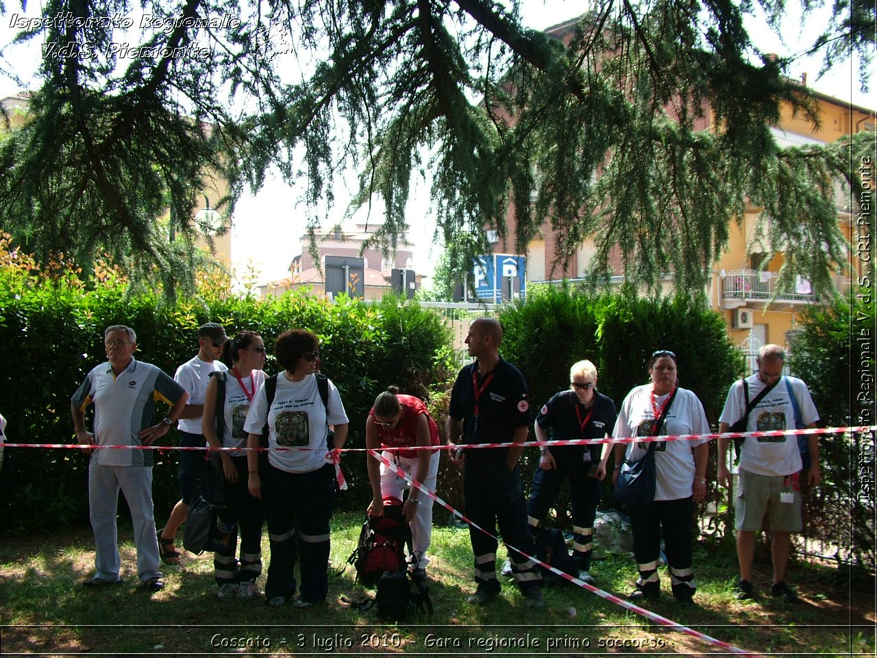 Cossato - 3 luglio 2010 - Gara regionale primo soccorso -  Croce Rossa Italiana - Ispettorato Regionale Volontari del Soccorso Piemonte