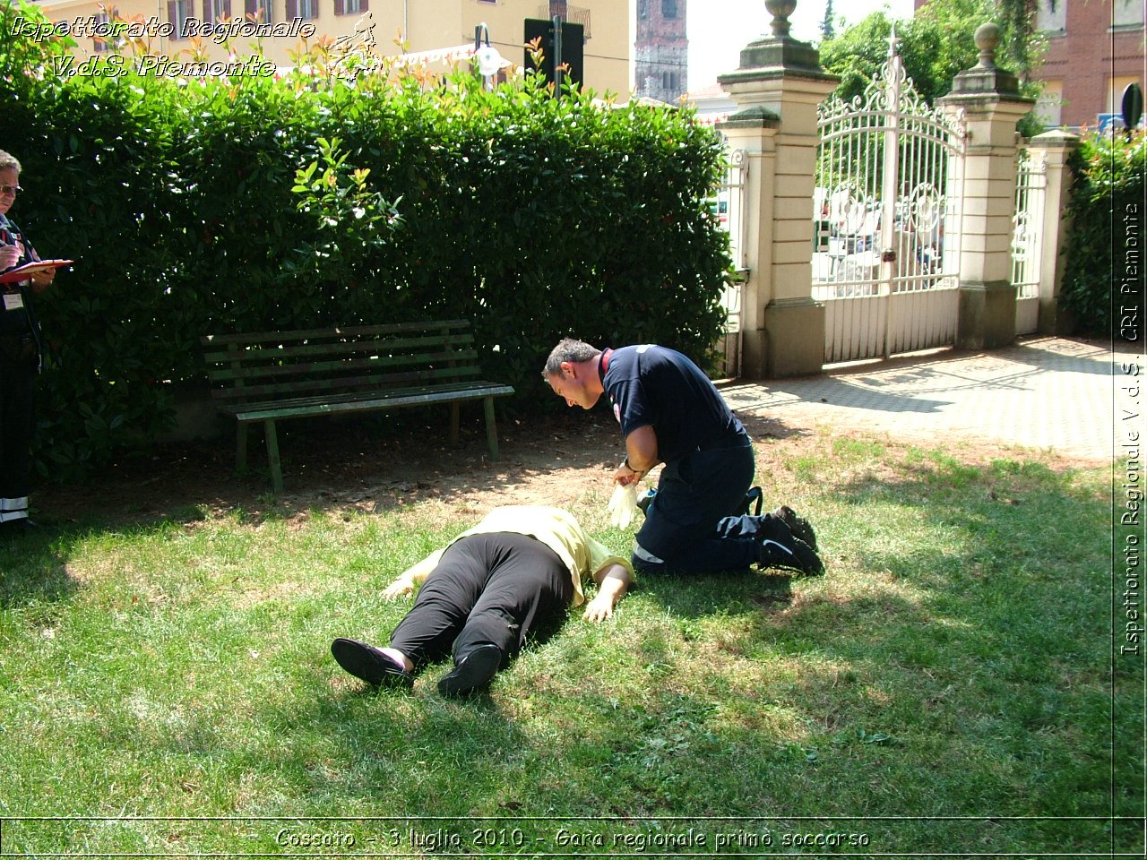 Cossato - 3 luglio 2010 - Gara regionale primo soccorso -  Croce Rossa Italiana - Ispettorato Regionale Volontari del Soccorso Piemonte