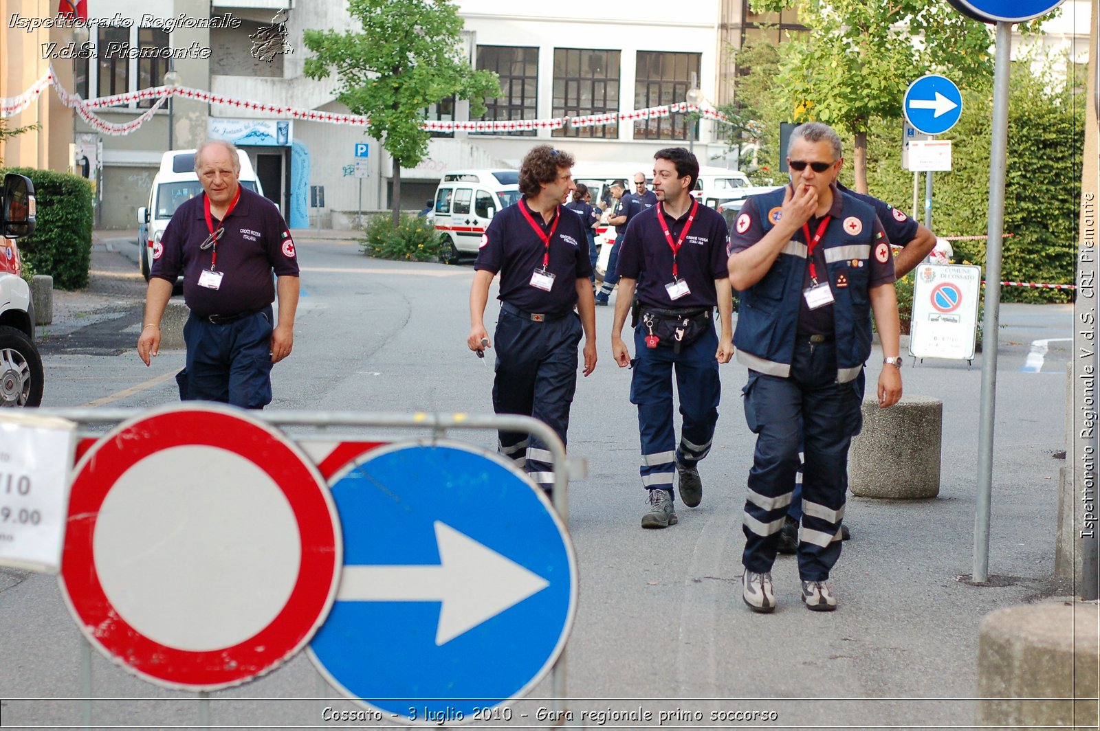 Cossato - 3 luglio 2010 - Gara regionale primo soccorso -  Croce Rossa Italiana - Ispettorato Regionale Volontari del Soccorso Piemonte