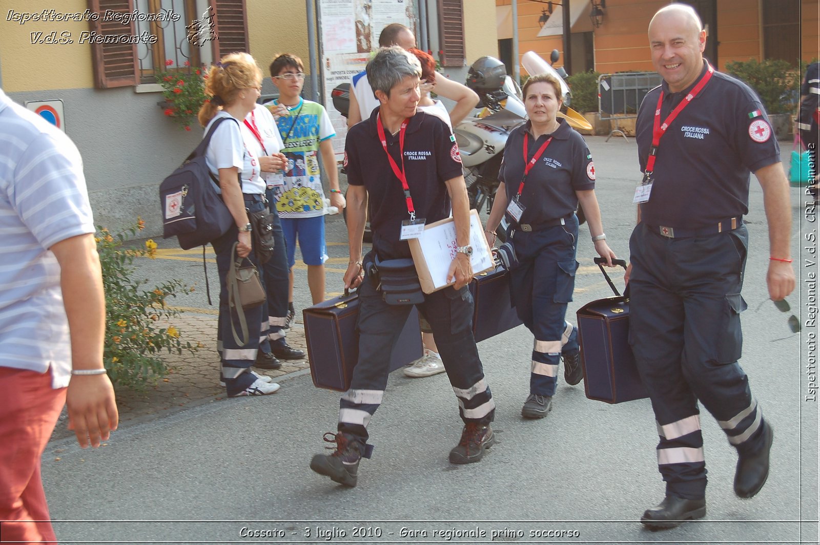 Cossato - 3 luglio 2010 - Gara regionale primo soccorso -  Croce Rossa Italiana - Ispettorato Regionale Volontari del Soccorso Piemonte