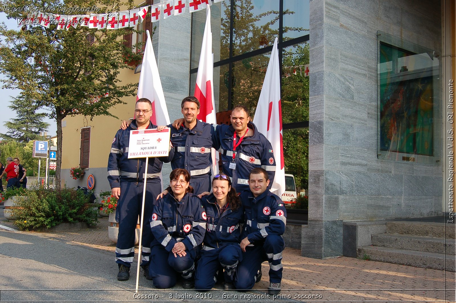 Cossato - 3 luglio 2010 - Gara regionale primo soccorso -  Croce Rossa Italiana - Ispettorato Regionale Volontari del Soccorso Piemonte