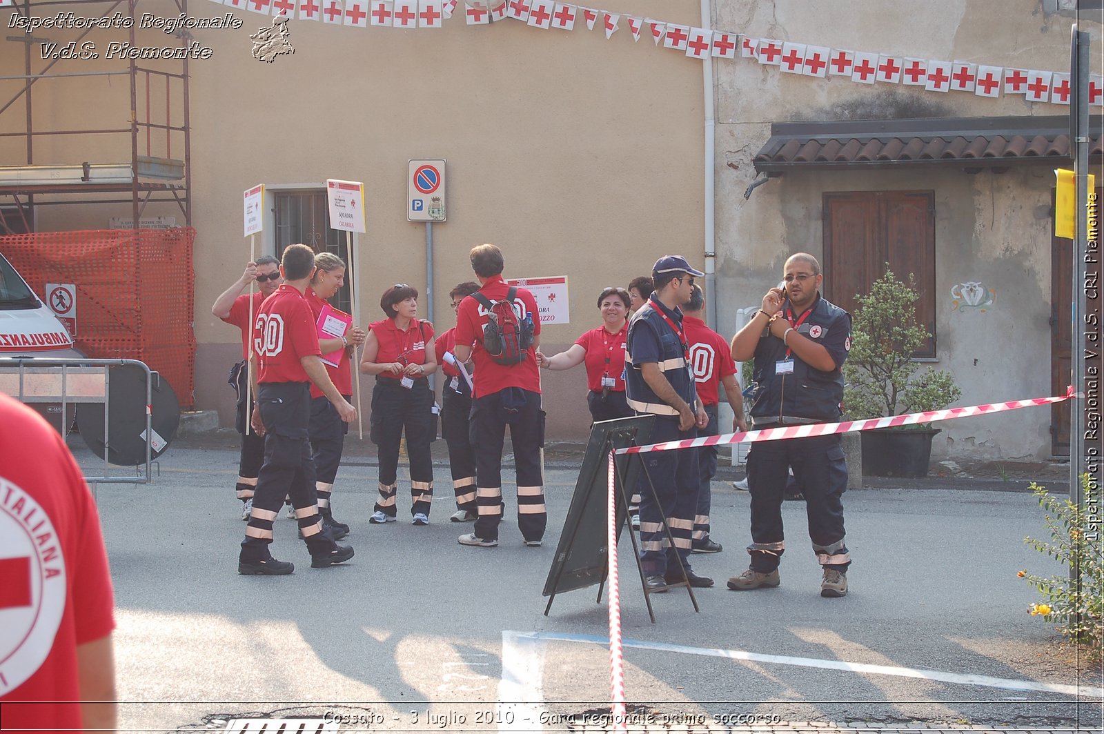 Cossato - 3 luglio 2010 - Gara regionale primo soccorso -  Croce Rossa Italiana - Ispettorato Regionale Volontari del Soccorso Piemonte