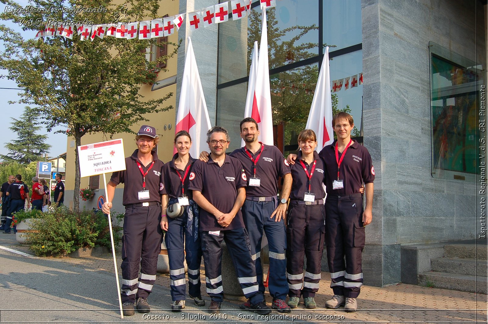 Cossato - 3 luglio 2010 - Gara regionale primo soccorso -  Croce Rossa Italiana - Ispettorato Regionale Volontari del Soccorso Piemonte