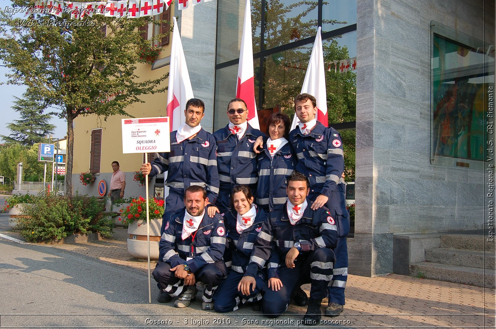 Cossato - 3 luglio 2010 - Gara regionale primo soccorso -  Croce Rossa Italiana - Ispettorato Regionale Volontari del Soccorso Piemonte