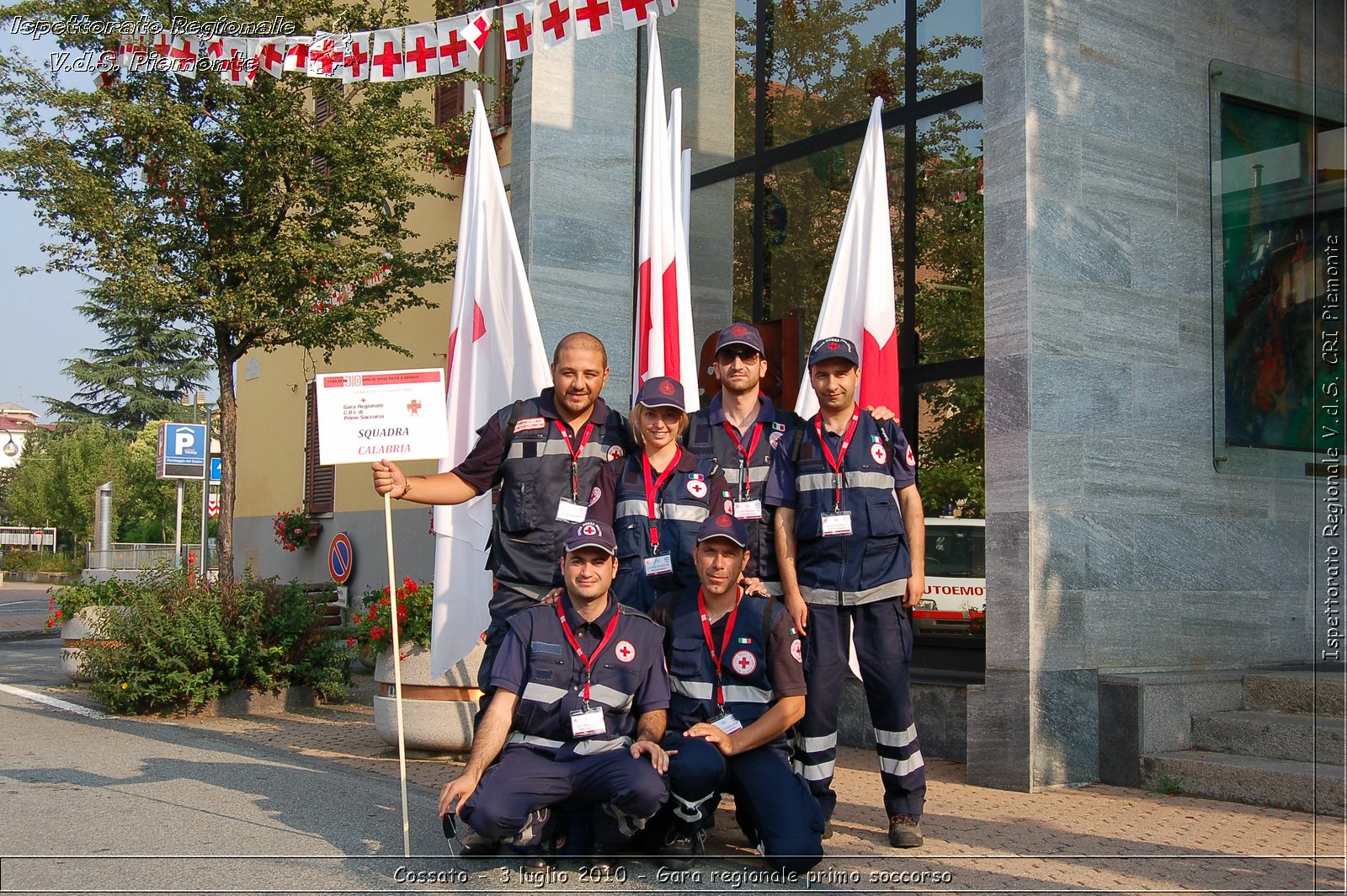 Cossato - 3 luglio 2010 - Gara regionale primo soccorso -  Croce Rossa Italiana - Ispettorato Regionale Volontari del Soccorso Piemonte