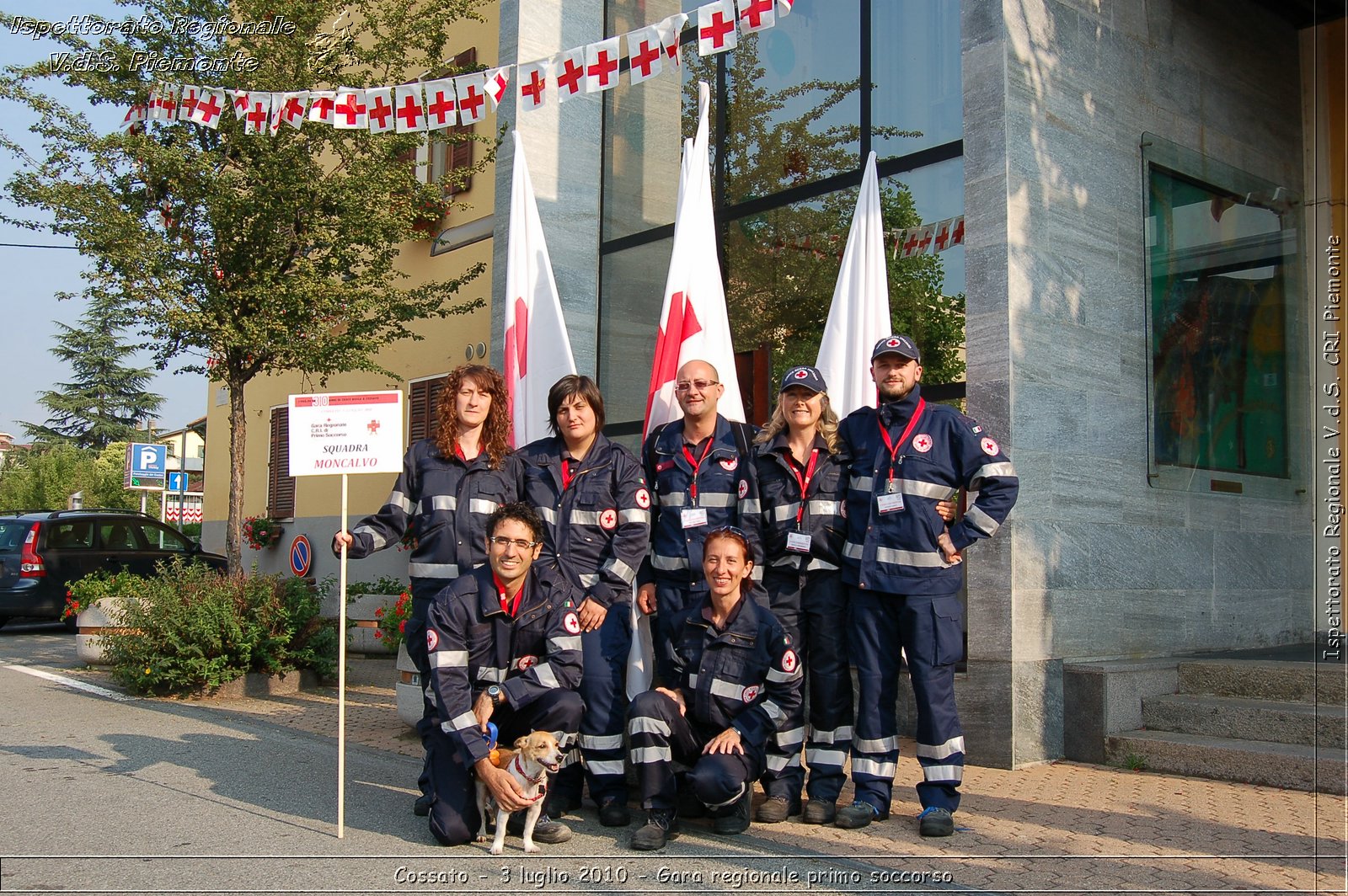 Cossato - 3 luglio 2010 - Gara regionale primo soccorso -  Croce Rossa Italiana - Ispettorato Regionale Volontari del Soccorso Piemonte