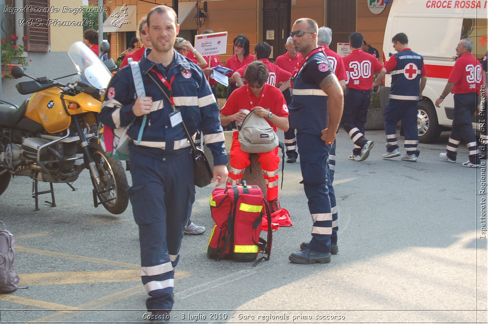 Cossato - 3 luglio 2010 - Gara regionale primo soccorso -  Croce Rossa Italiana - Ispettorato Regionale Volontari del Soccorso Piemonte