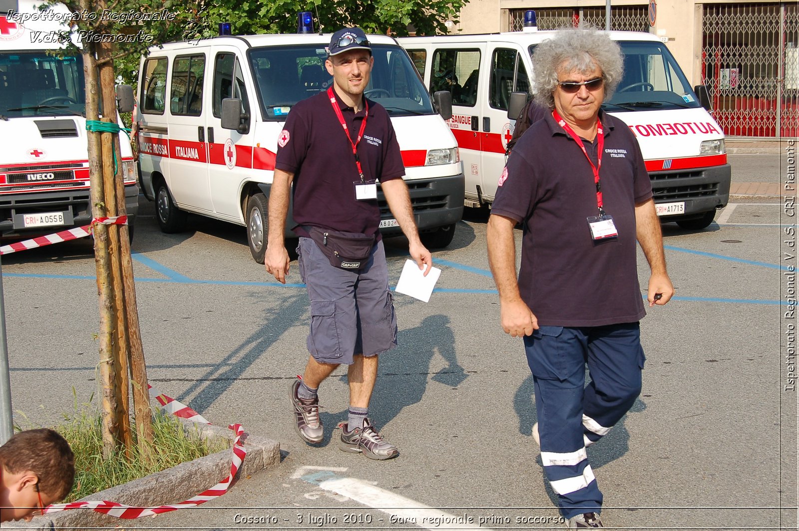 Cossato - 3 luglio 2010 - Gara regionale primo soccorso -  Croce Rossa Italiana - Ispettorato Regionale Volontari del Soccorso Piemonte