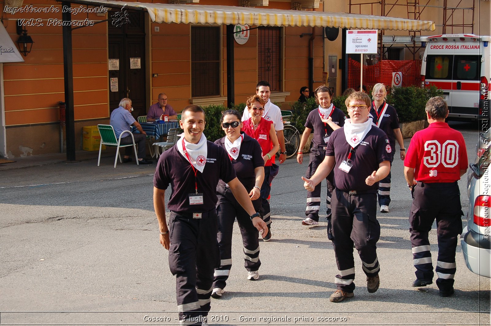 Cossato - 3 luglio 2010 - Gara regionale primo soccorso -  Croce Rossa Italiana - Ispettorato Regionale Volontari del Soccorso Piemonte