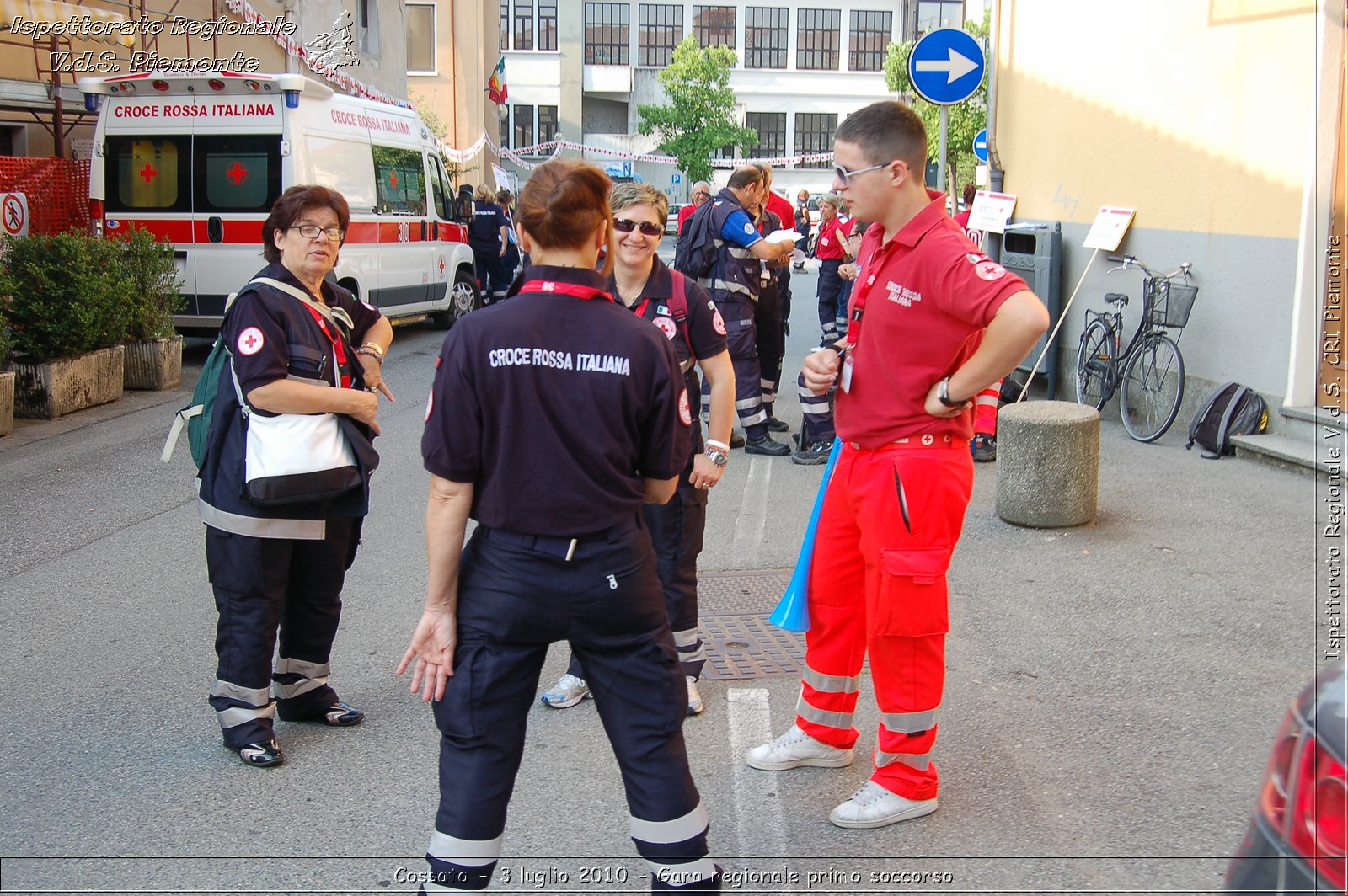 Cossato - 3 luglio 2010 - Gara regionale primo soccorso -  Croce Rossa Italiana - Ispettorato Regionale Volontari del Soccorso Piemonte