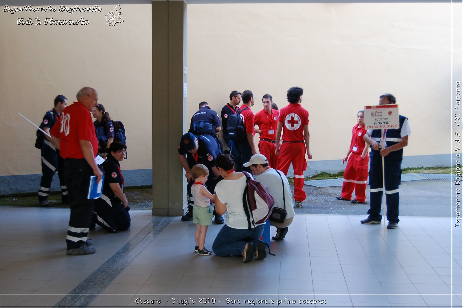 Cossato - 3 luglio 2010 - Gara regionale primo soccorso -  Croce Rossa Italiana - Ispettorato Regionale Volontari del Soccorso Piemonte