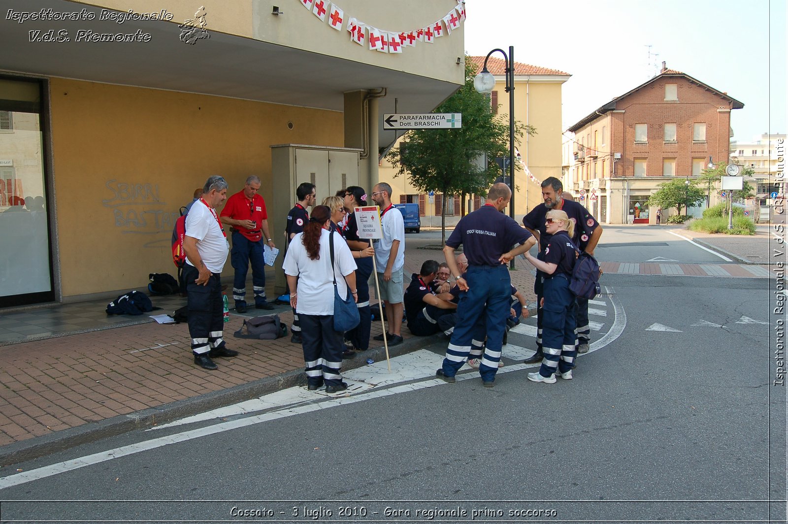 Cossato - 3 luglio 2010 - Gara regionale primo soccorso -  Croce Rossa Italiana - Ispettorato Regionale Volontari del Soccorso Piemonte