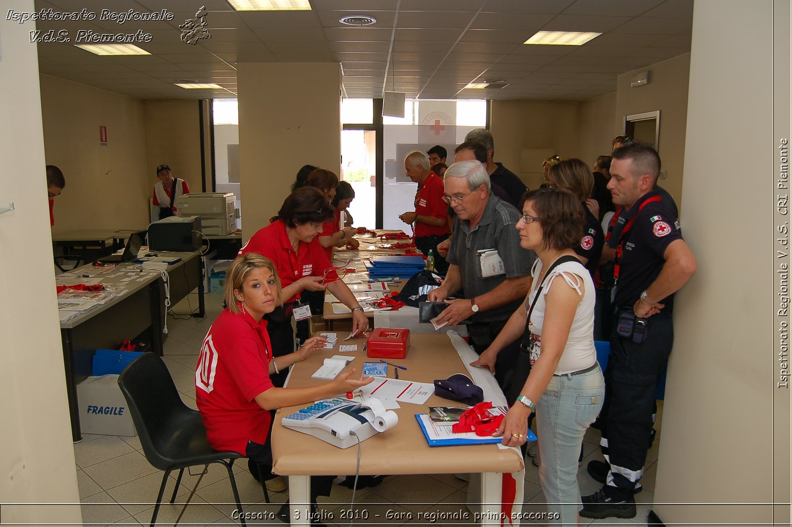 Cossato - 3 luglio 2010 - Gara regionale primo soccorso -  Croce Rossa Italiana - Ispettorato Regionale Volontari del Soccorso Piemonte