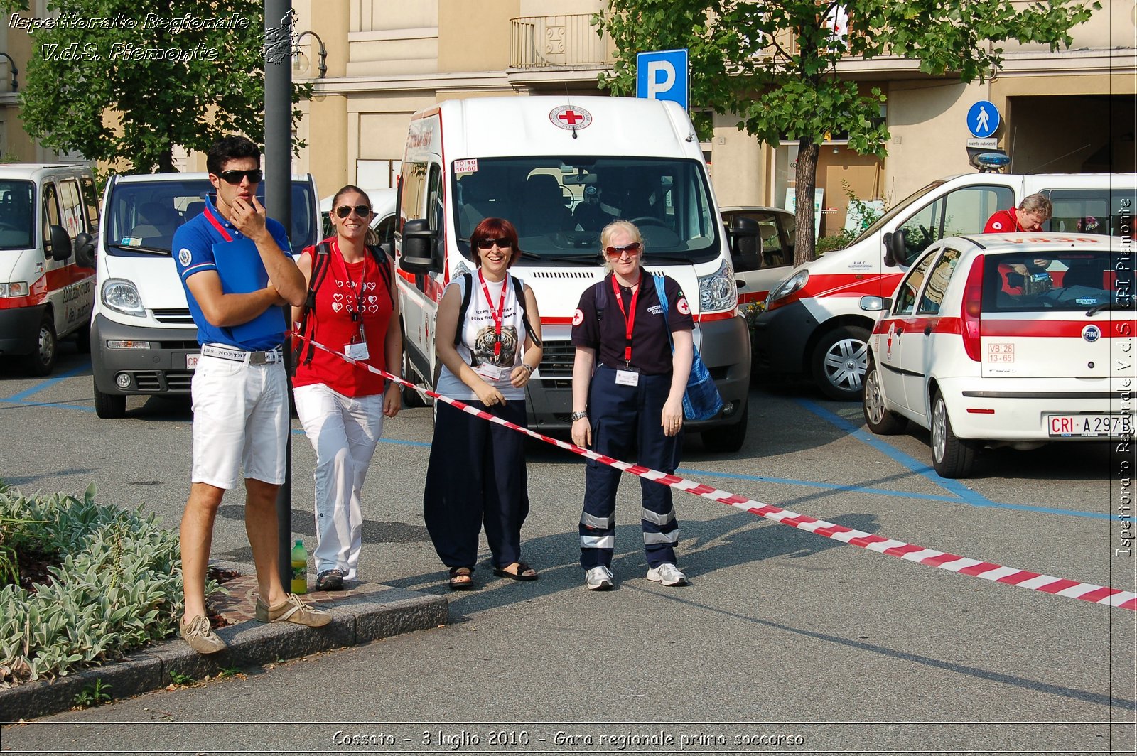 Cossato - 3 luglio 2010 - Gara regionale primo soccorso -  Croce Rossa Italiana - Ispettorato Regionale Volontari del Soccorso Piemonte