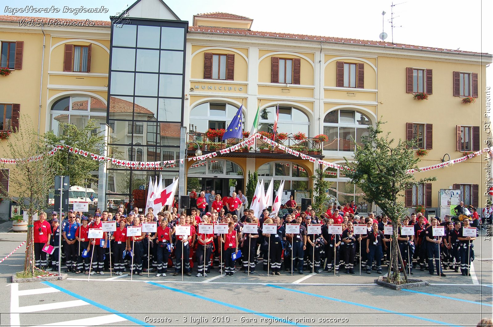 Cossato - 3 luglio 2010 - Gara regionale primo soccorso -  Croce Rossa Italiana - Ispettorato Regionale Volontari del Soccorso Piemonte