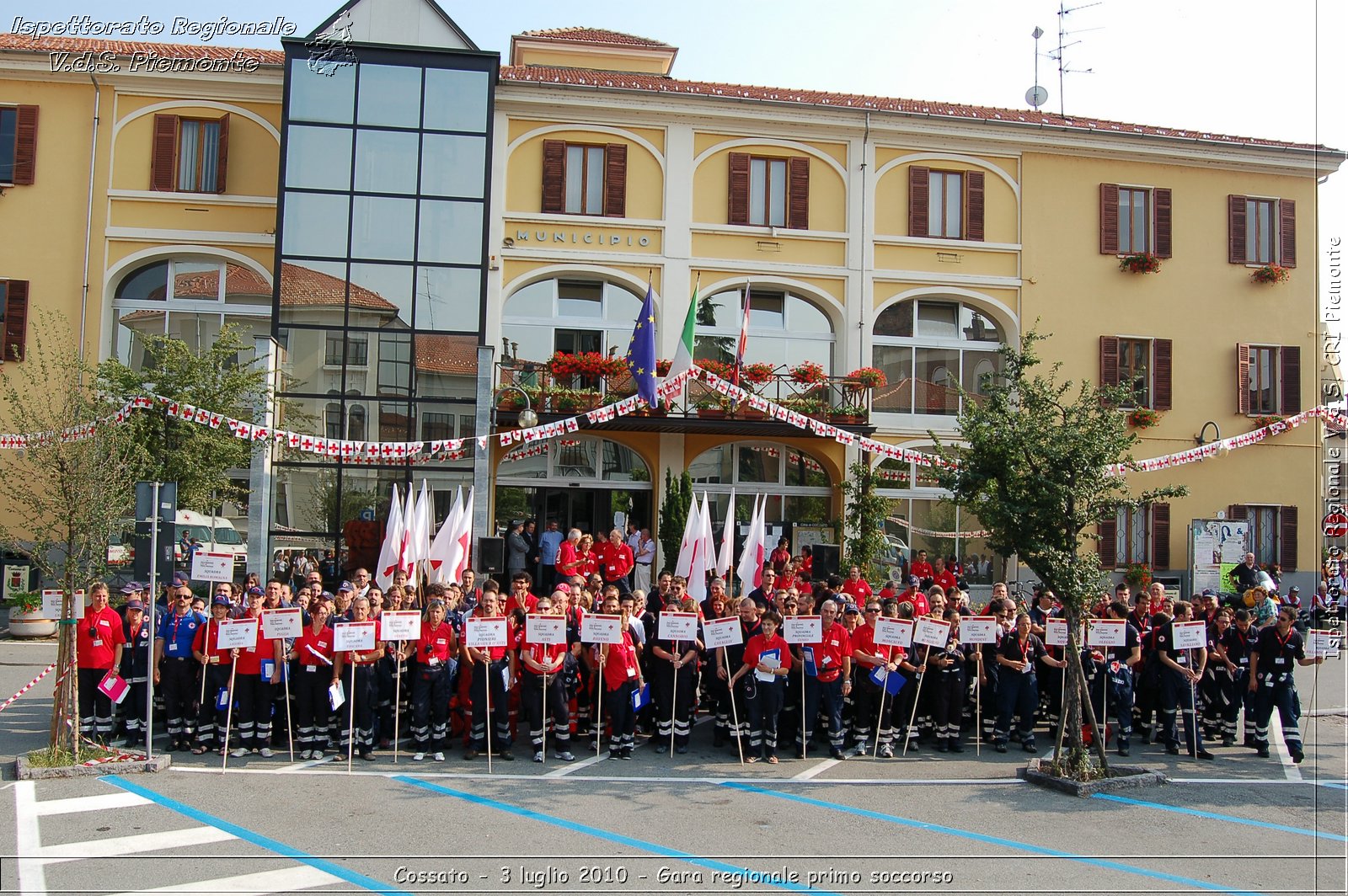 Cossato - 3 luglio 2010 - Gara regionale primo soccorso -  Croce Rossa Italiana - Ispettorato Regionale Volontari del Soccorso Piemonte