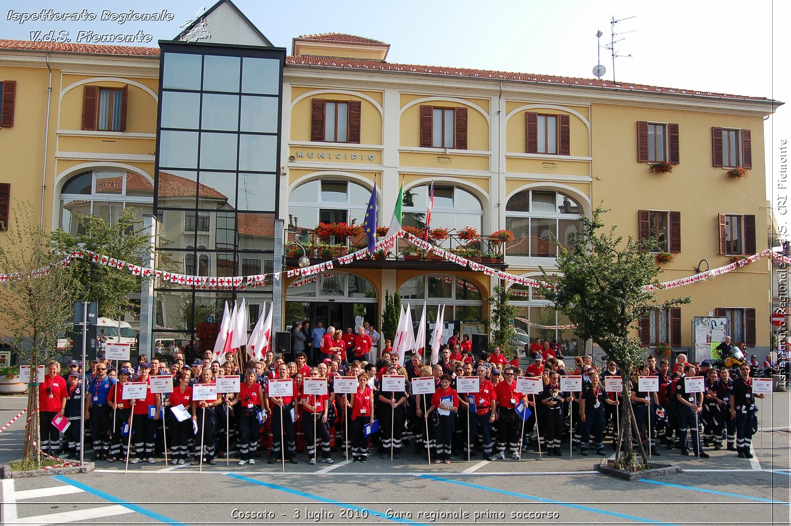 Cossato - 3 luglio 2010 - Gara regionale primo soccorso -  Croce Rossa Italiana - Ispettorato Regionale Volontari del Soccorso Piemonte