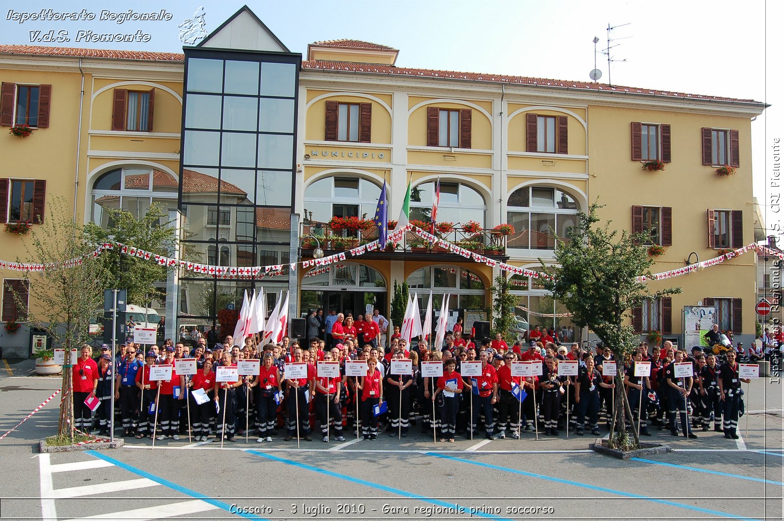 Cossato - 3 luglio 2010 - Gara regionale primo soccorso -  Croce Rossa Italiana - Ispettorato Regionale Volontari del Soccorso Piemonte