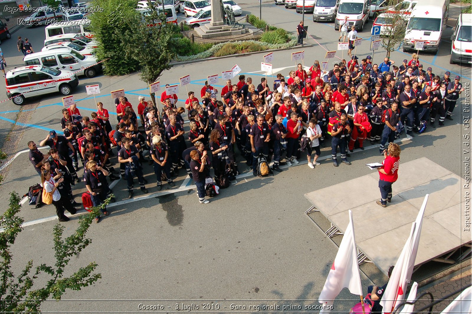 Cossato - 3 luglio 2010 - Gara regionale primo soccorso -  Croce Rossa Italiana - Ispettorato Regionale Volontari del Soccorso Piemonte