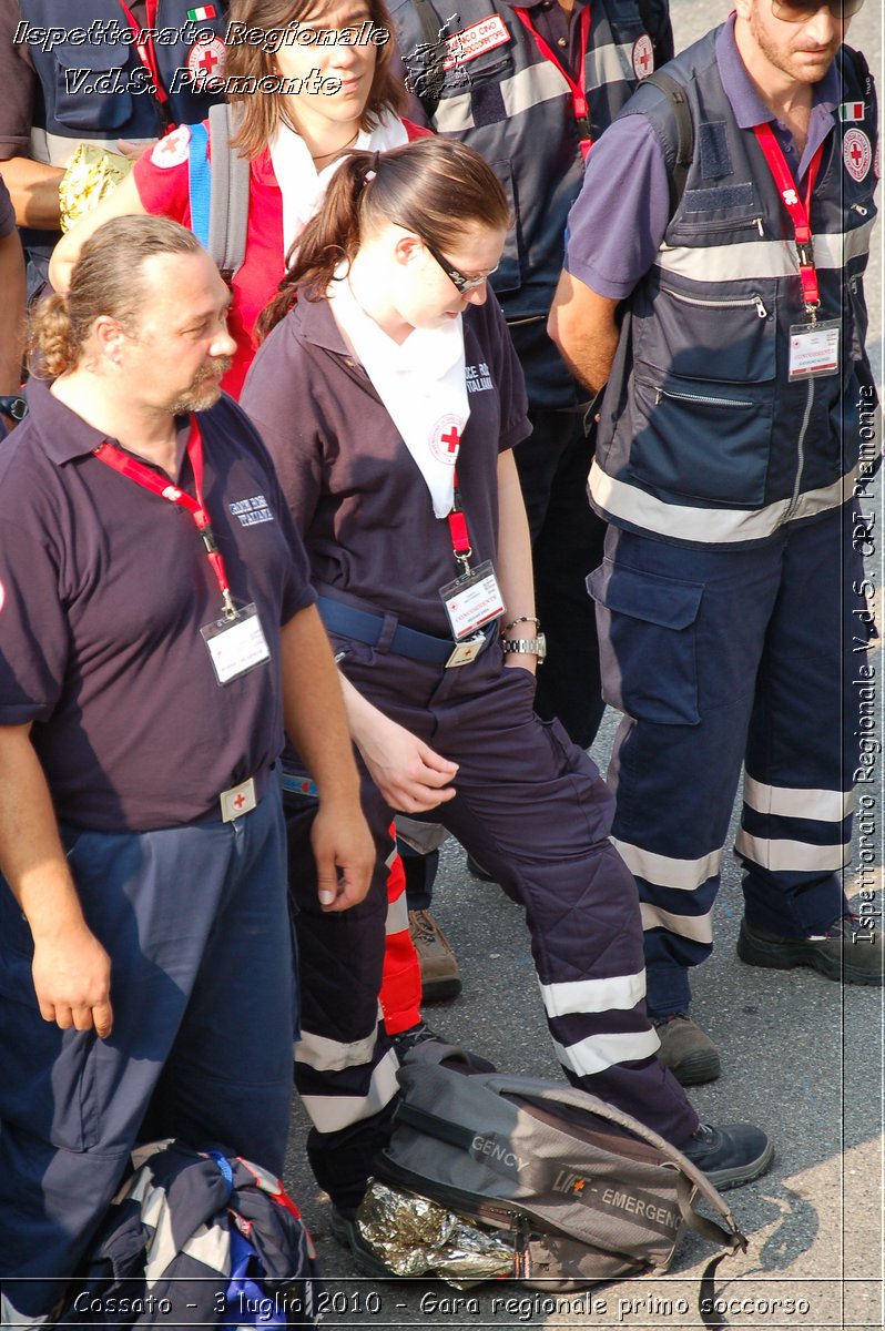 Cossato - 3 luglio 2010 - Gara regionale primo soccorso -  Croce Rossa Italiana - Ispettorato Regionale Volontari del Soccorso Piemonte