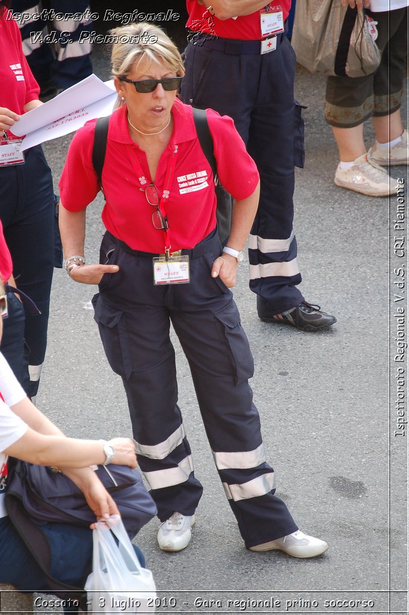 Cossato - 3 luglio 2010 - Gara regionale primo soccorso -  Croce Rossa Italiana - Ispettorato Regionale Volontari del Soccorso Piemonte