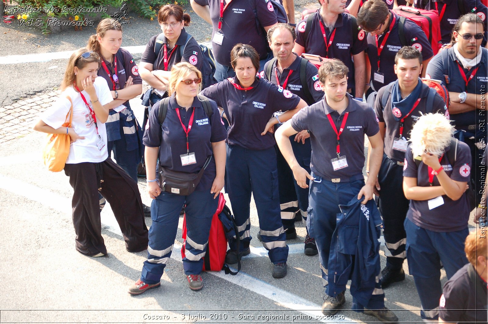 Cossato - 3 luglio 2010 - Gara regionale primo soccorso -  Croce Rossa Italiana - Ispettorato Regionale Volontari del Soccorso Piemonte