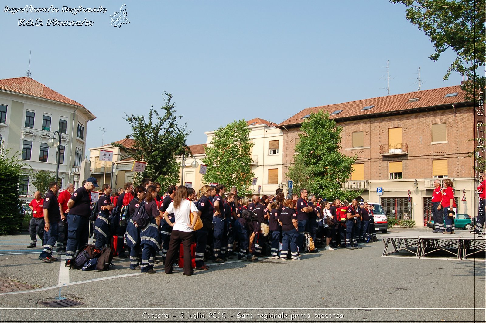 Cossato - 3 luglio 2010 - Gara regionale primo soccorso -  Croce Rossa Italiana - Ispettorato Regionale Volontari del Soccorso Piemonte