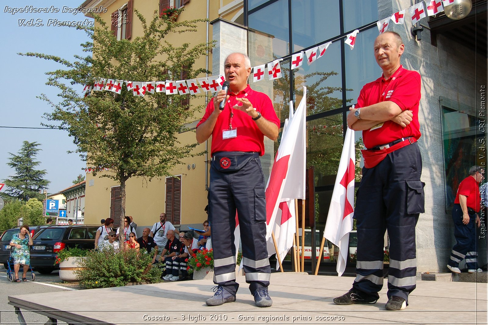 Cossato - 3 luglio 2010 - Gara regionale primo soccorso -  Croce Rossa Italiana - Ispettorato Regionale Volontari del Soccorso Piemonte