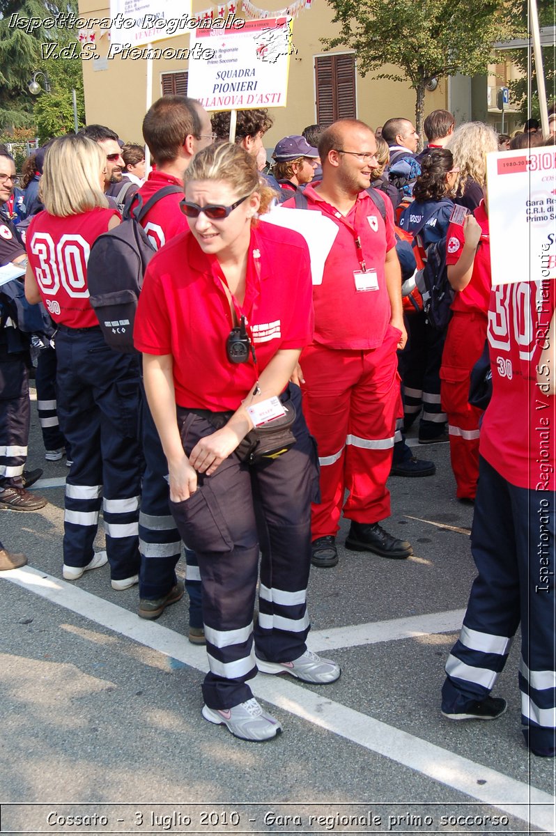 Cossato - 3 luglio 2010 - Gara regionale primo soccorso -  Croce Rossa Italiana - Ispettorato Regionale Volontari del Soccorso Piemonte