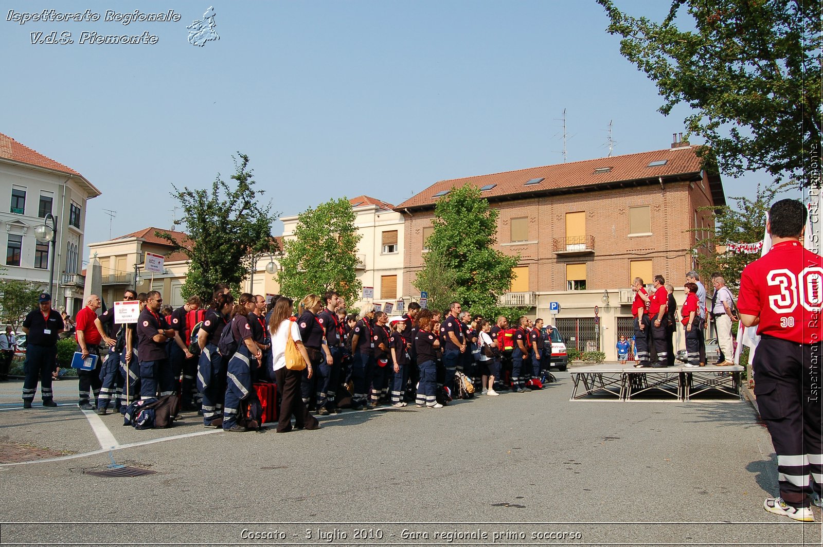 Cossato - 3 luglio 2010 - Gara regionale primo soccorso -  Croce Rossa Italiana - Ispettorato Regionale Volontari del Soccorso Piemonte