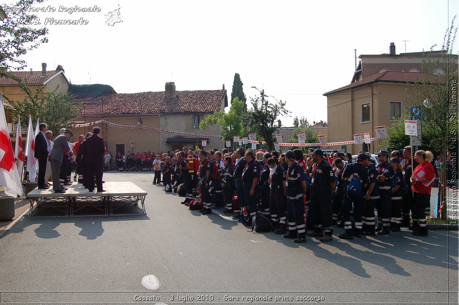 Cossato - 3 luglio 2010 - Gara regionale primo soccorso -  Croce Rossa Italiana - Ispettorato Regionale Volontari del Soccorso Piemonte