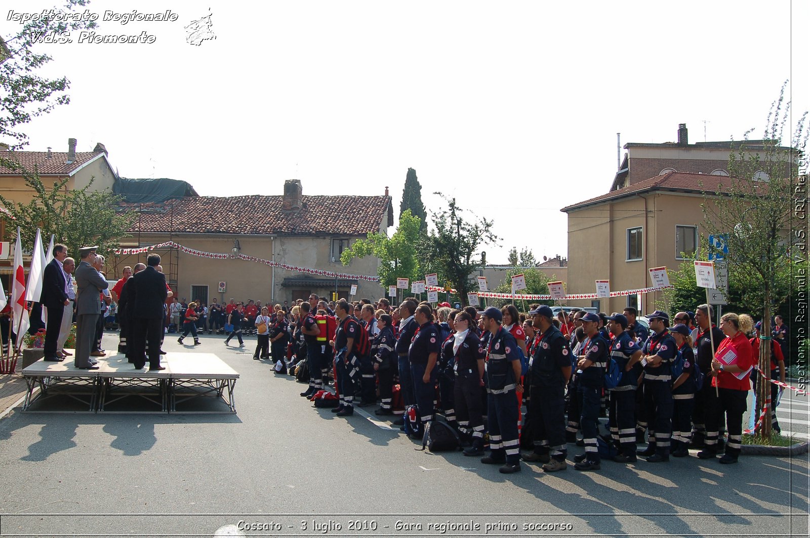 Cossato - 3 luglio 2010 - Gara regionale primo soccorso -  Croce Rossa Italiana - Ispettorato Regionale Volontari del Soccorso Piemonte