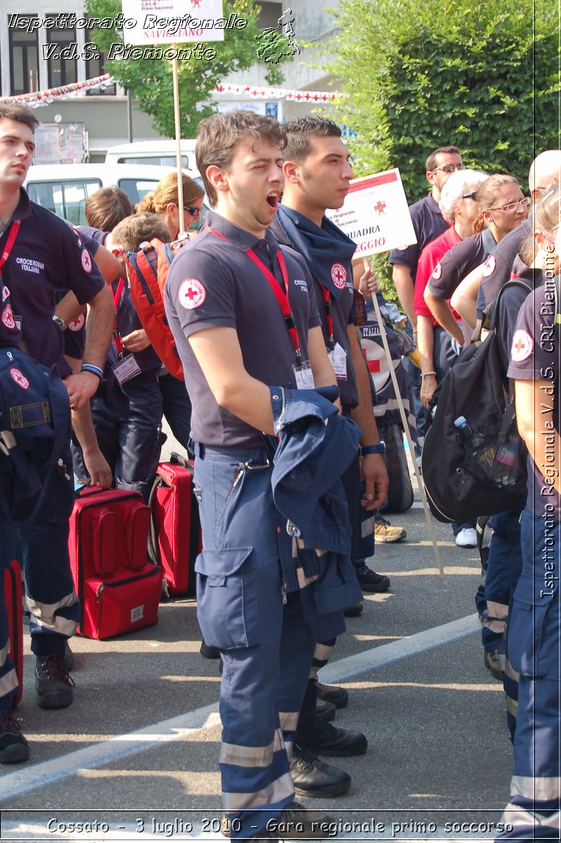 Cossato - 3 luglio 2010 - Gara regionale primo soccorso -  Croce Rossa Italiana - Ispettorato Regionale Volontari del Soccorso Piemonte