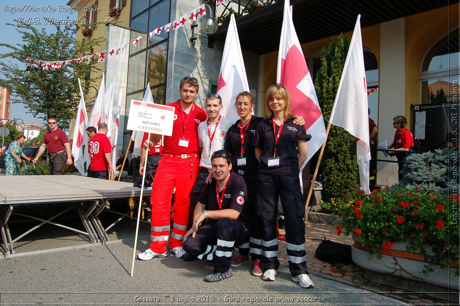 Cossato - 3 luglio 2010 - Gara regionale primo soccorso -  Croce Rossa Italiana - Ispettorato Regionale Volontari del Soccorso Piemonte